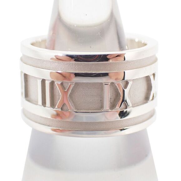 Tiffany & Co 925 Atlas Wide Ring / Size 13 / J30-20